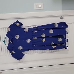 S/P Starwars baby yoda dress